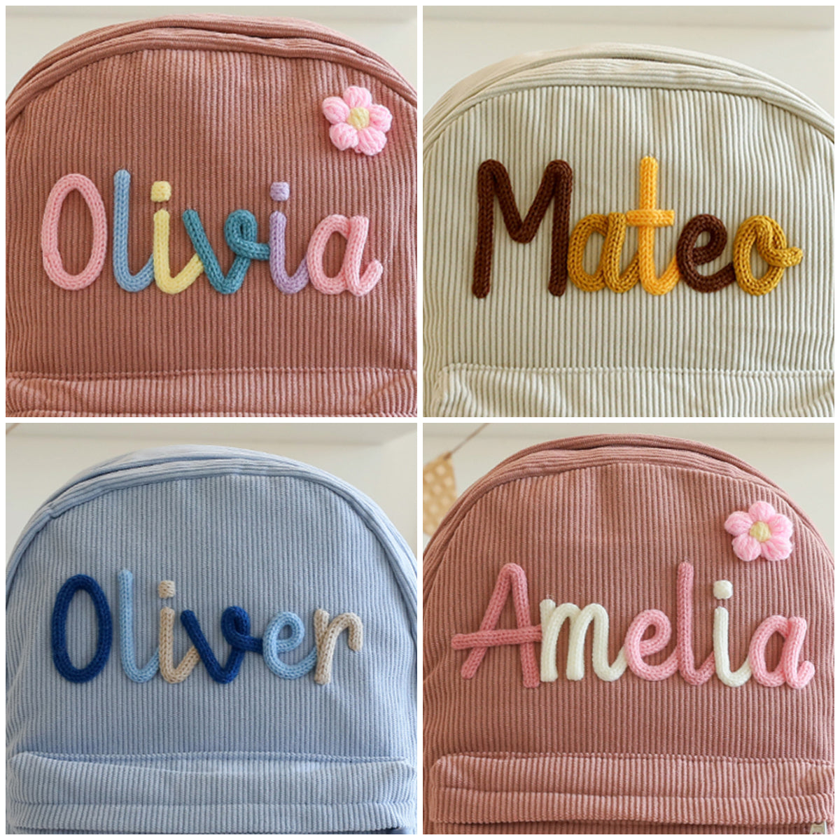 K&C - Personalized Knitted Backpack