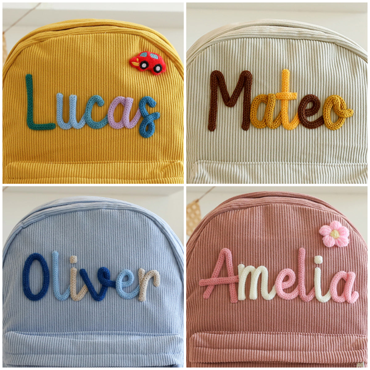 K&C - Personalized Knitted Backpack
