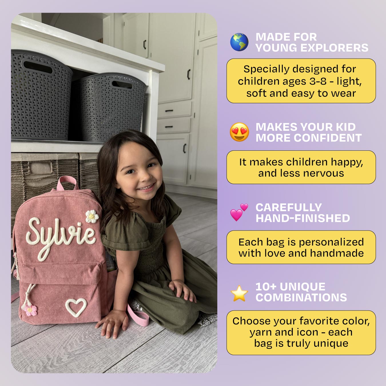 KNIT & CARRY – Personalized Knitted Backpack