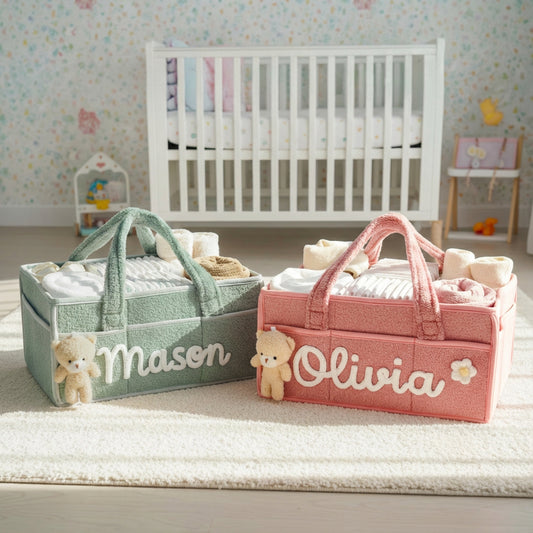 K&C - Personalized Baby Storage Basket